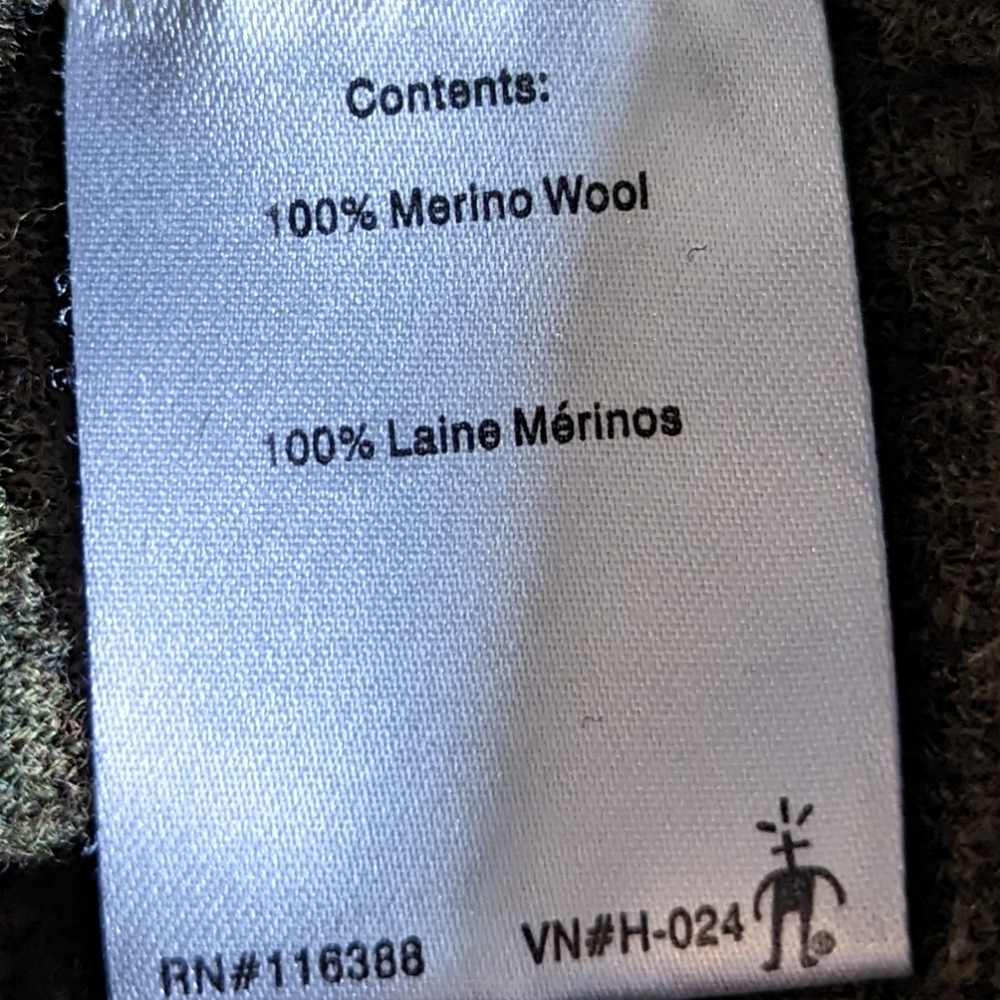 Smartwool Green/Blue 100% Merino Wool Sweater Size Small - Picture 5 of 6